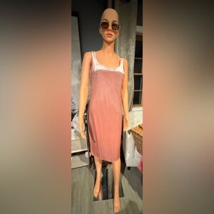 Zara Trafaluc Shimmering Pink Dress